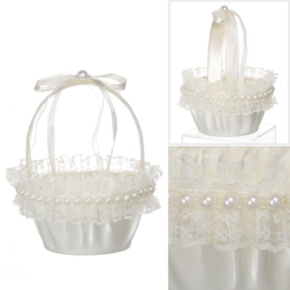 Sweet Lace Wedding Flower Bask - đánh giá và giá Gardening Tools Girls