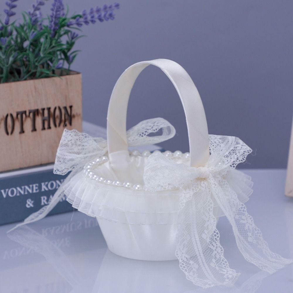 Sweet Lace Wedding Flower Bask - đánh giá và giá Gardening Tools Girls