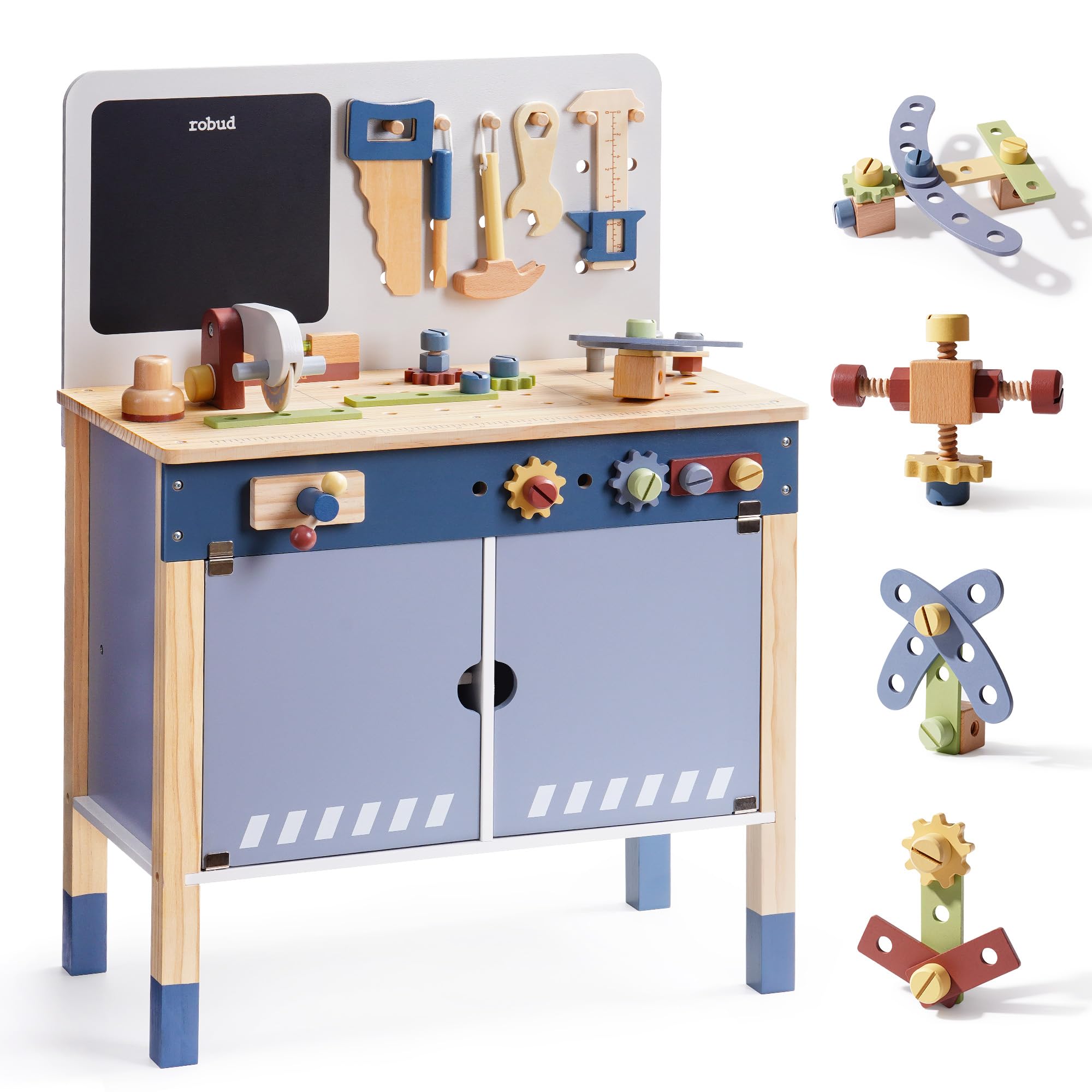 ROBUD Wooden Toy Workbench Pre - đánh giá và giá Gardening Tools Unique