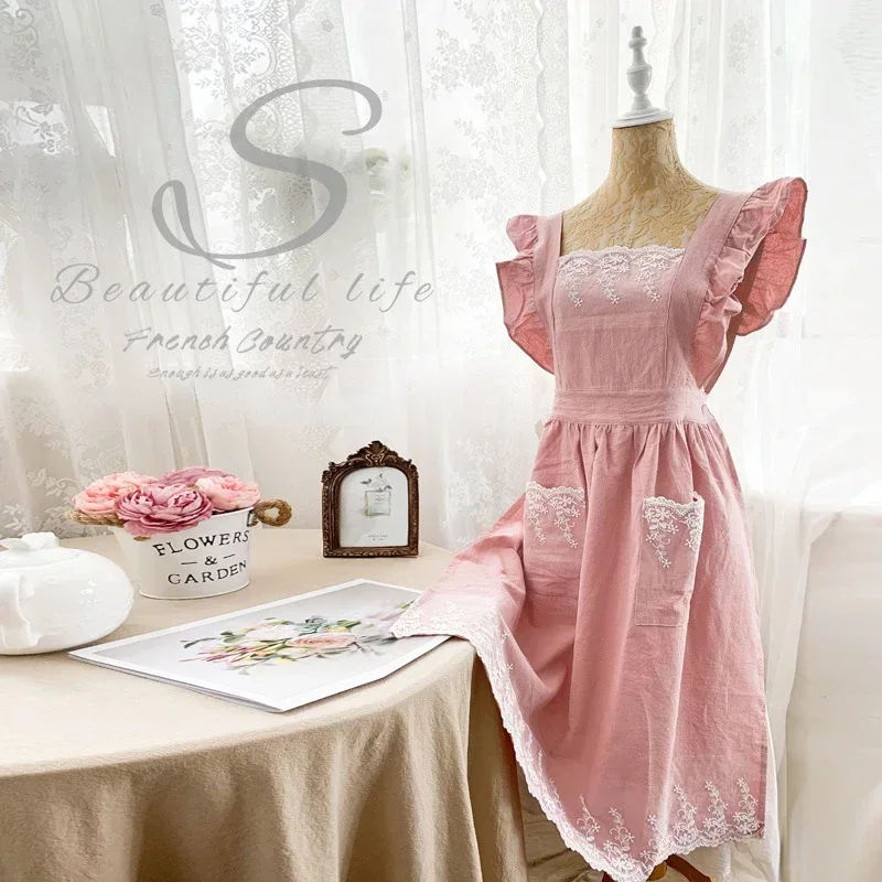 Female Women Apron Cotton Line - đánh giá và giá Gardening Tools For Women