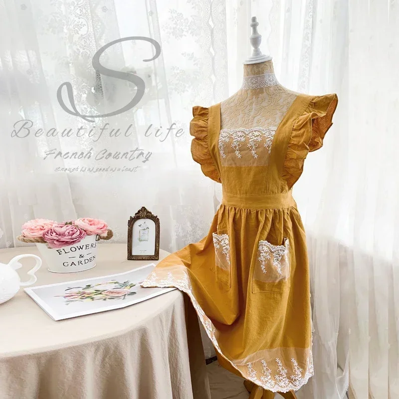 Female Women Apron Cotton Line - đánh giá và giá Gardening Tools For Women