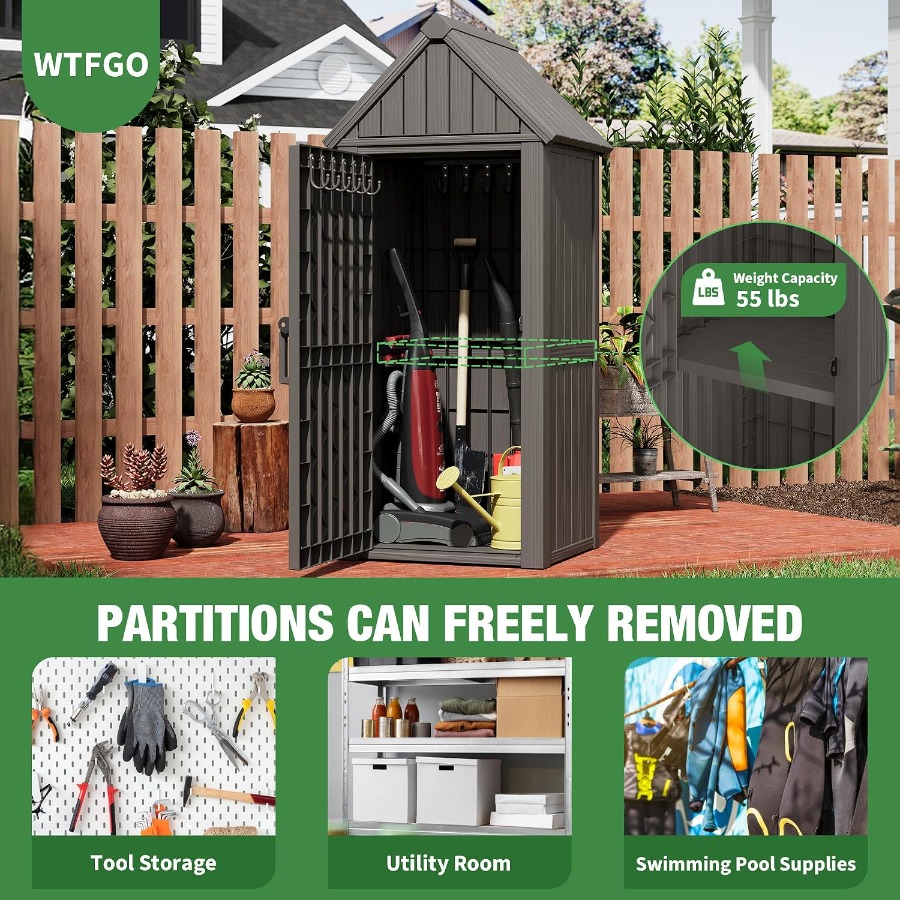 Vertical Outdoor Storage Shed: - đánh giá và giá Gardening Tools B&Q